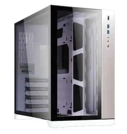 Carcasa Lian Li O11 Dynamic Mini, Mini Tower, fara sursa, ATX (Alb)