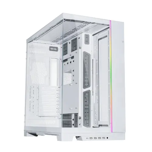 Carcasa Lian Li O11 Dynamic EVO XL, Tempered Glass, Full Tower, fara sursa, ATX, E-ATX (Alb)