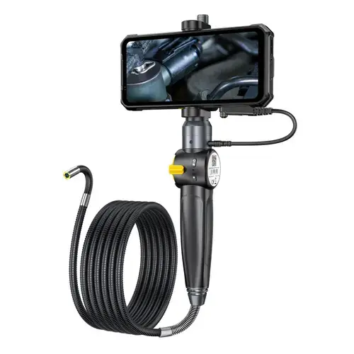 Endoscop portabil HD 2in1 Ulefone uSmart E03 Negru, Rotire 180 Grade, pentru Ulefone Armor 24, 21, 19, 18, 16Pro, 13, 9/9E, Armor Pad, Pad 2