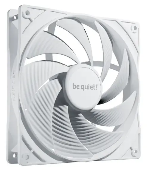 Ventilator be quiet! Pure Wings 3, 140mm, 1800 rpm, PWM High-Speed (Alb)