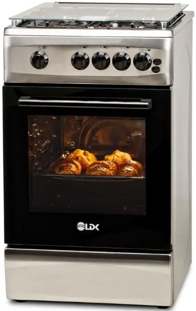 Aragaz LDK 5060 GRAI IX RMV LPG, 4 Arzatoare, Gaz, Siguranta, Aprindere electrica (Inox)