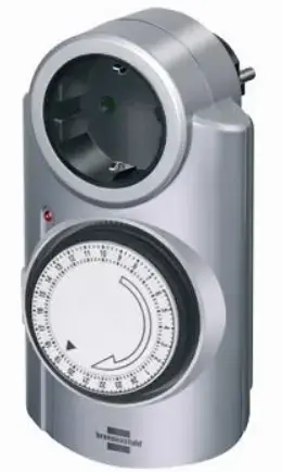 Temporizator Priza Brennenstuhl Primera-Line 149921, 1x Schuko (Gri)