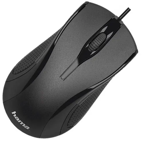 Mouse Optic HAMA MC-200, 1200 dpi (Negru)