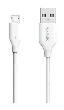 Cablu de date Anker PowerLine Micro USB, 1 metru (Alb)