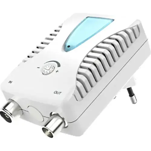 Amplificator BB / CATV HAMA 205234, 25 dB (Alb)