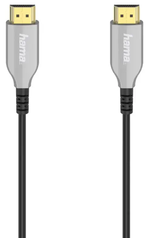 Cablu Hama 205275, HDMI - HDMI, 4k, 15 metri (Negru/Gri)