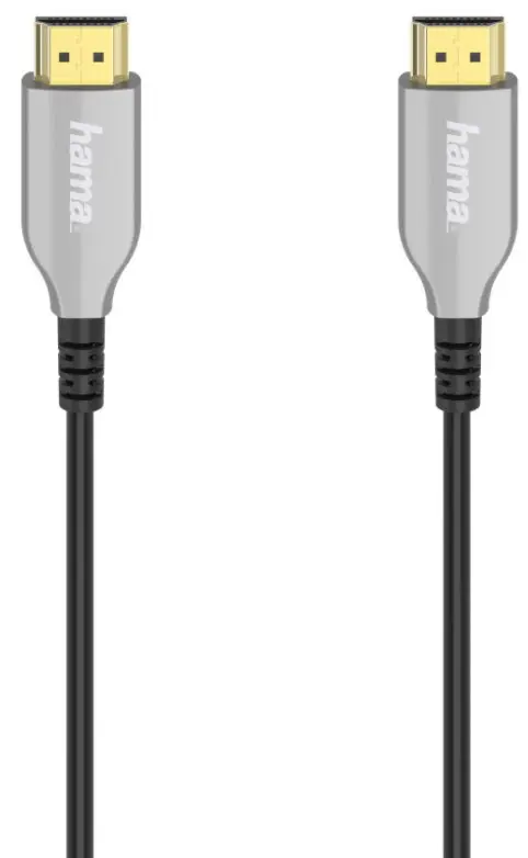 Cablu Hama 205275, HDMI - HDMI, 4k, 15 metri (Negru/Gri)