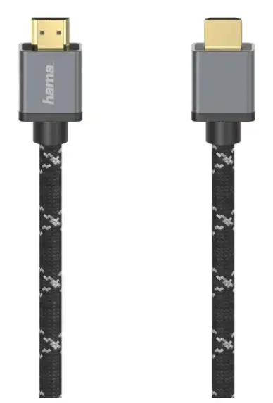 Cablu HAMA 200504, HDMI - HDMI, 8k, 2 metri (Negru)