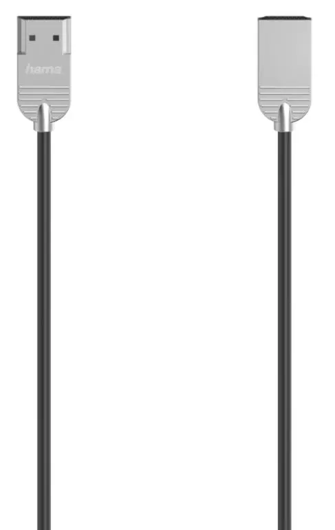 Cablu Hama 205020, HDMI - HDMI, 4k, Ethernet, 1 metru (Negru)