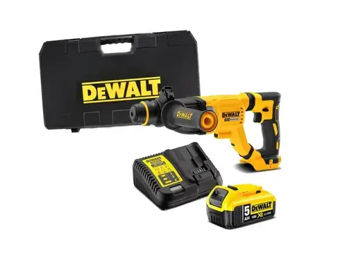 Ciocan rotopercutor DeWalt cu acumulator XR LI-ION 18V 5Ah prindere SDS PLUS 3 J
