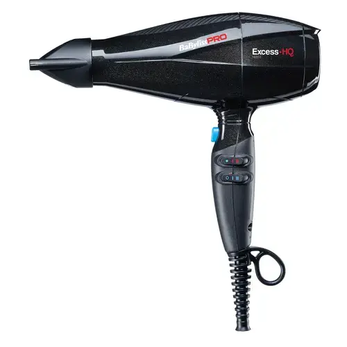 Uscator de par profesional Babyliss Pro Excess HQ Ionic BAB6990IE, 2600 W, Negru