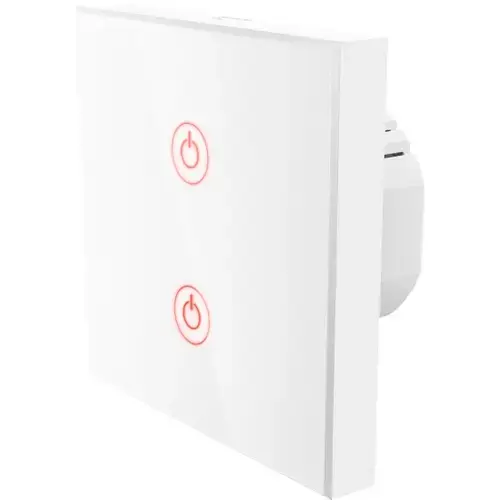 Comutator de perete Hama, Wi-Fi, Alb