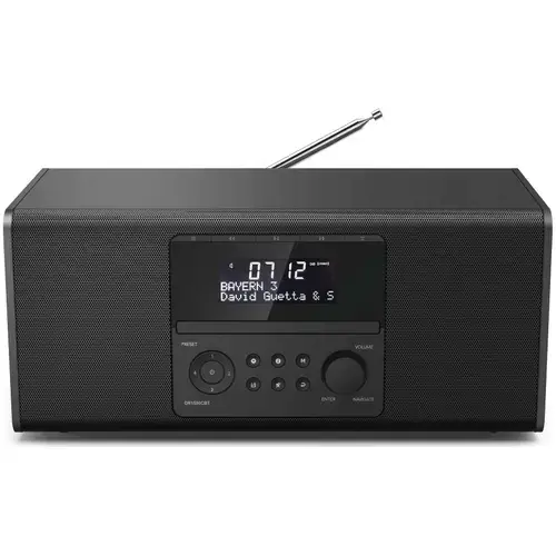 Radio Hama DR1550CBT, Digital, Bluetooth, FM, DAB/DAB+, Negru
