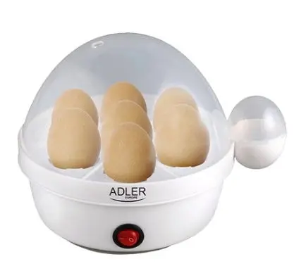 Fierbator oua ADLER AD 4459, 450 W, 7 compartimente (Alb)