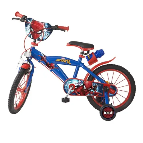 Bicicleta pentru copii Huffy  Spiderman, roti 14inch, Albastru