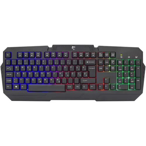Tastatura Gaming White Shark GK-2105 DAKOTA, USB, Lumini RGB, Layout US (Negru)