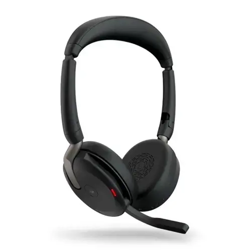 Casti Stereo Jabra Evolve 2 65 Flex, Microfon, AVRCP, USB-C, Bluetooth (Negru)