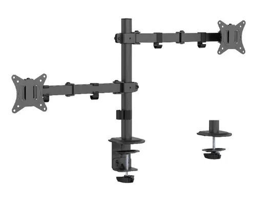 Suport Monitor Gembird MA-D2-03, 17” - 32”, 9 kg monitor (Negru)