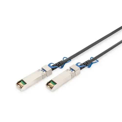 Cablu de retea SFP28 DAC, DIGITUS, 2m, Negru/Alb