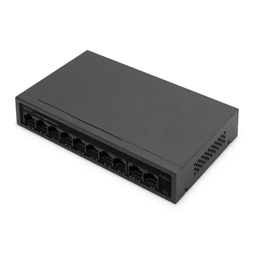 Switch Digitus DN-95357, 10x RJ45 10/100, PoE