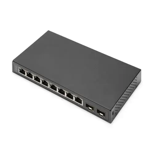 Switch Digitus DN-80067, 8 porturi Gigabit, 2 porturi SFP Gigabit