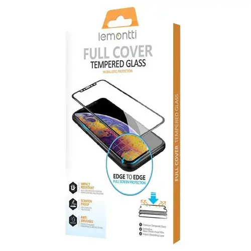 Folie de protectie Lemontti Sticla Full Fit pentru Galaxy A25 5G, Negru
