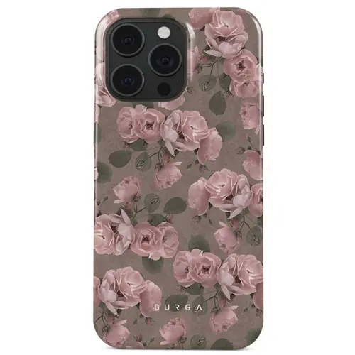 Husa Burga Dual Layer Vintage Glamour compatibila cu iPhone 15 Pro