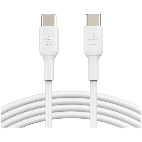 Cablu Belkin BOOST CHARGE USB-C catre USB-C 2.0, PVC, 2M, Alb