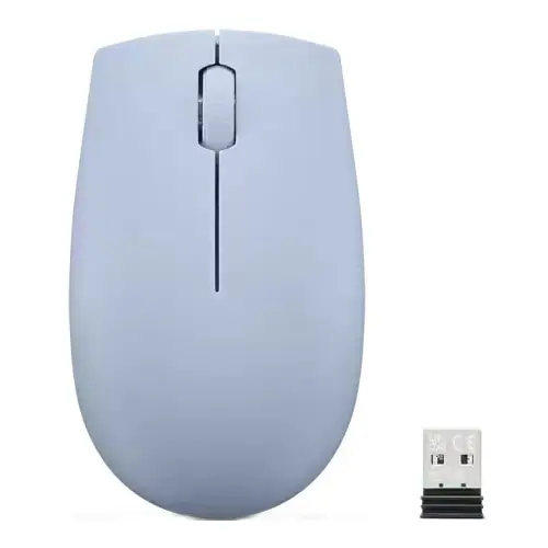 Mouse wireless Lenovo 300, 1000 DPI (Albastru)