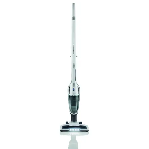 Aspirator Vertical Gorenje SVC180FW, 18V, Recipient pentru praf 0.6 litri, autonomie maxim 45 minute, iluminare LED, Alb