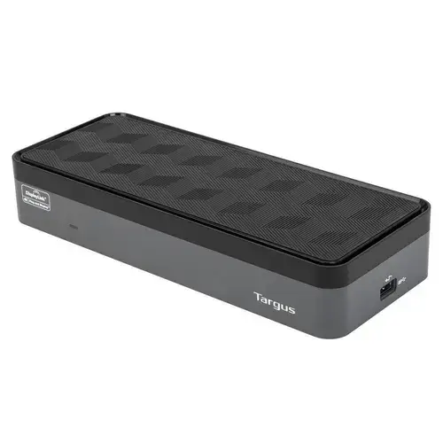 Docking Station Targus DOCK570EUZ, 100W, 4x USB 3.0, 1x USB-C, 4x HDMI, 4x DisplayPort, 1x RJ-45, Audio Out, Audio In (Negru)