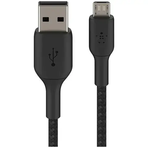 Cablu Belkin BOOST CHARGE Micro-USB catre USB-A, impletit, 1M, Negru