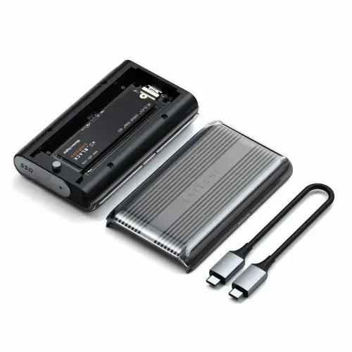 Carcasa pemtru memorie externa Satechi USB4 NVMe SSD Satechi Pro Enclosure, Gri