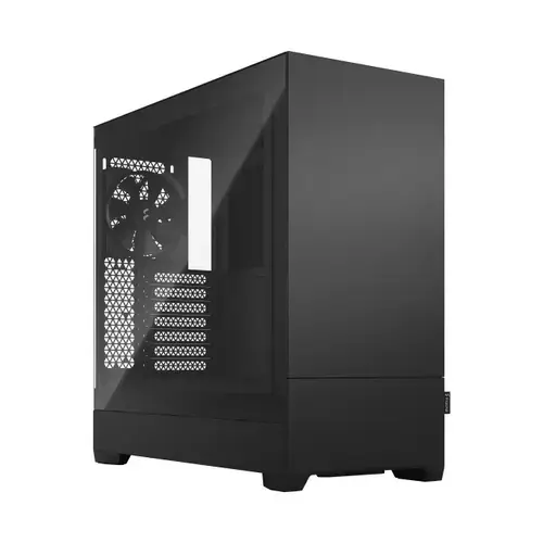 Carcasa Fractal Design Pop Silent Clear, Middle Tower, fara sursa, ATX (Negru)