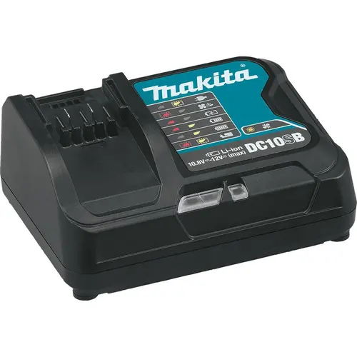 Incarcator rapid pentru baterii Makita 197363-4, 120x163x73 mm, Negru