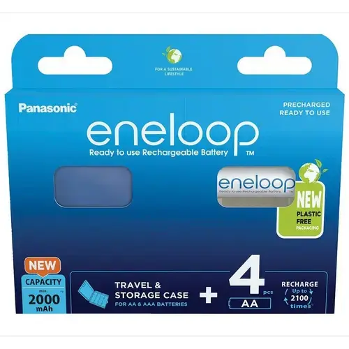 Set 4 baterii, Panasonic, 1.2V, AA, 2000mAh