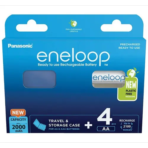 Set 4 baterii, Panasonic, 1.2V, AA, 2000mAh