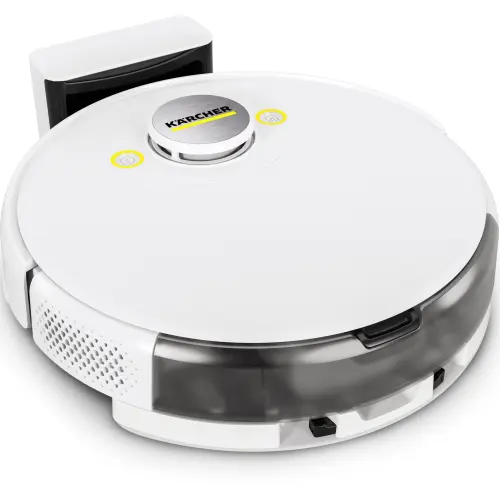 Robot aspirare Karcher RCV 5 *EU, WiFi, 36W, aspirator si mop, navigatie LiDar, 5200mAh, autonomie 120 de minute, putere de aspirare 5000 Pa, recipient praf 330ml, recipient apa 240ml (Alb)