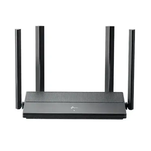 Router Wireless TP-Link EX141 AX1500, Dual Band, Gigabit, Wi-Fi 6 (Negru)