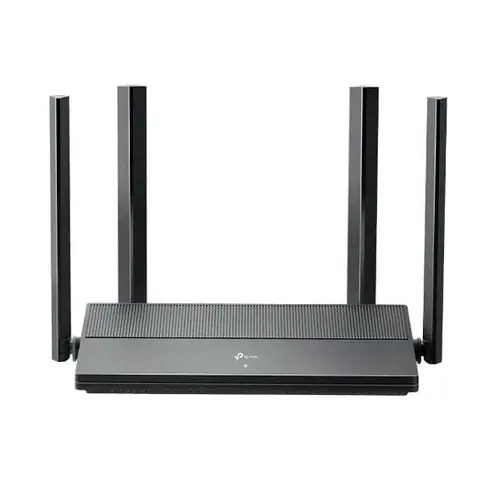 Router Wireless TP-Link EX141 AX1500, Dual Band, Gigabit, Wi-Fi 6 (Negru)