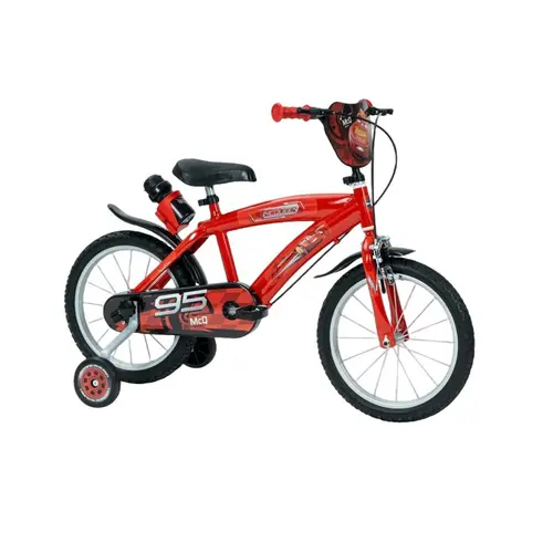 Bicicleta pentru copii Huffy Disney Cars, roti 16 inch, Rosu
