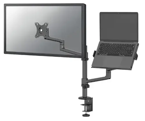 Suport monitor si laptop Neomounts DS20-425BL2, 17inch-27inch, 8 kg, VESA 75x75, 100x100 (Negru)