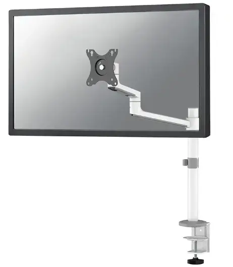 Suport Monitor Neomounts DS60-425WH1, 17inch-27inch, 8 kg, VESA 75x75, 100x100 (Alb)
