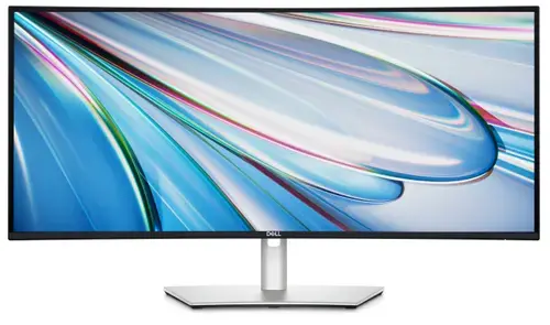 Monitor IPS LED Dell 34.14inch U3425WE, WQHD (3440 x 1440), HDMi, DisplayPort, Ecran curbat, Boxe, 120 Hz, 5 ms (Argintiu)