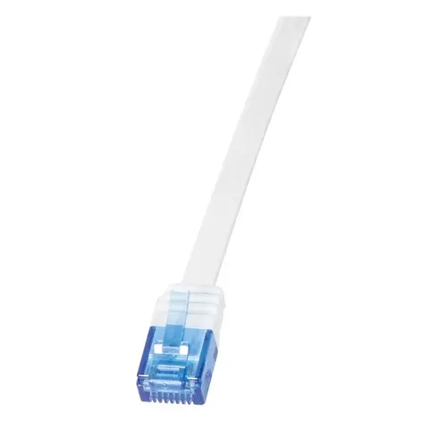 Cablu de retea, LogiLink, U-UTP, 15m, Alb/Albastru
