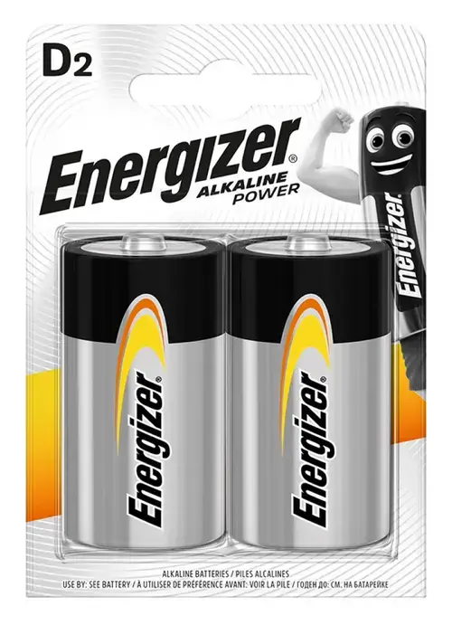 Baterii alkaline D Energizer, LR20, 2 buc/set