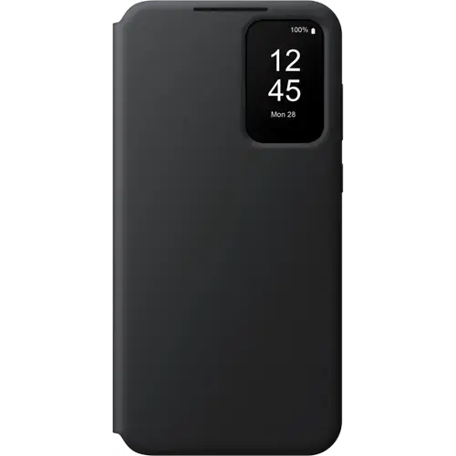 Husa S-View Wallet pentru Samsung Galaxy A35 5G A356, EF-ZA356CBEGWW (Negru)