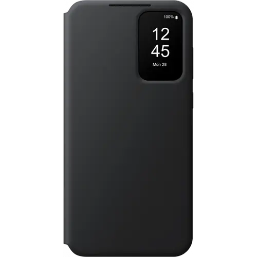 Husa S-View Wallet pentru Samsung Galaxy A35 5G A356, EF-ZA356CBEGWW (Negru)