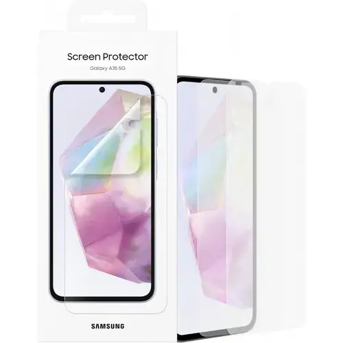 Folie De Protectie Ecran Pentru Samsung Galaxy A35 5G A356, Plastic, Set 2 Bucati EF-UA356CTEGWW (Transparent)