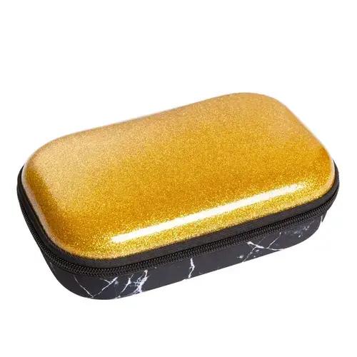 Penar cu fermoar Zipit Glitter Storage box, Auriu